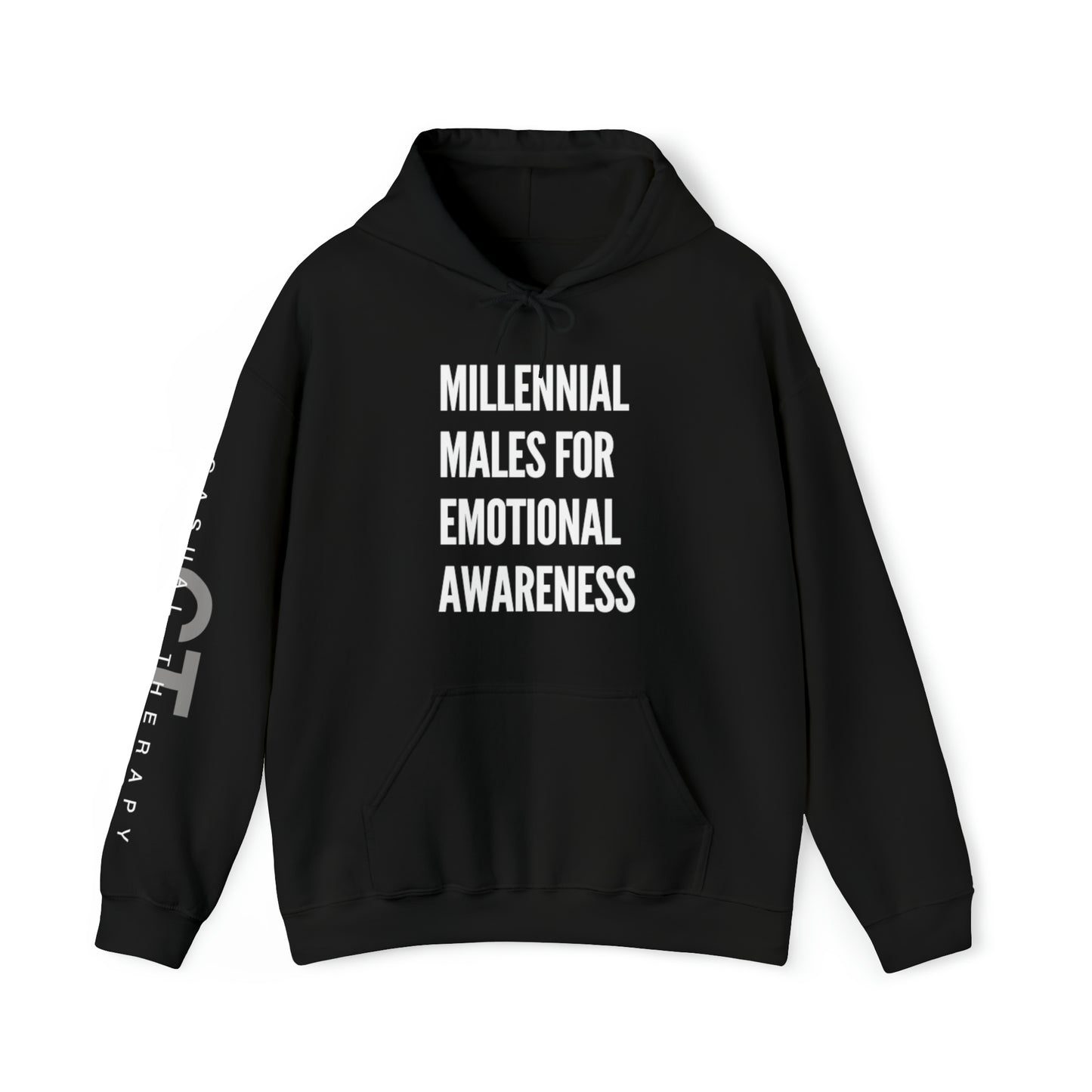 Millennial Males for Emotional Awareness - Unisex Heavy Blend⢠Hooded Sweatshirt - Casual Therapy