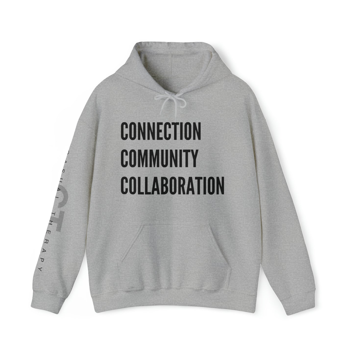 Connection Community Collaboration - Unisex Heavy Blend⢠Hooded Sweatshirt - Casual Therapy