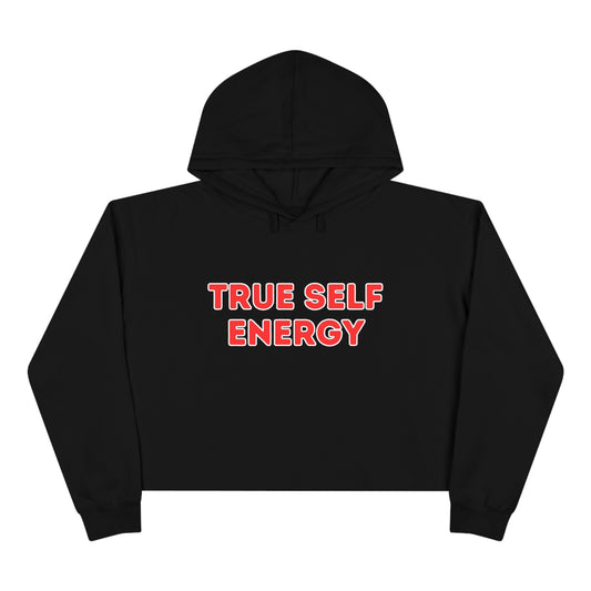 True Self Energy - Crop Hoodie - Casual Therapy