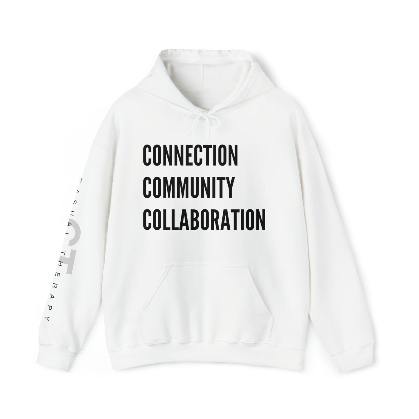 Connection Community Collaboration - Unisex Heavy Blend⢠Hooded Sweatshirt - Casual Therapy