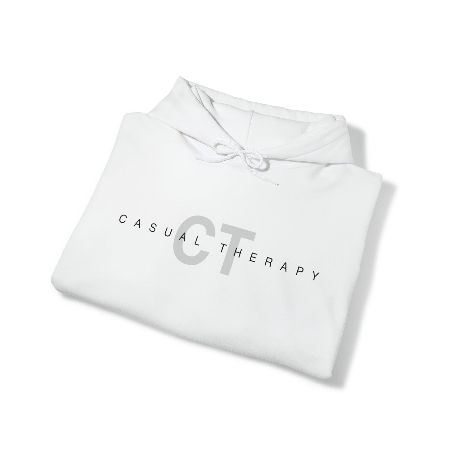 Casual Therapy Classic Logo - Unisex Heavy Blend⢠Hooded Sweatshirt - Casual Therapy