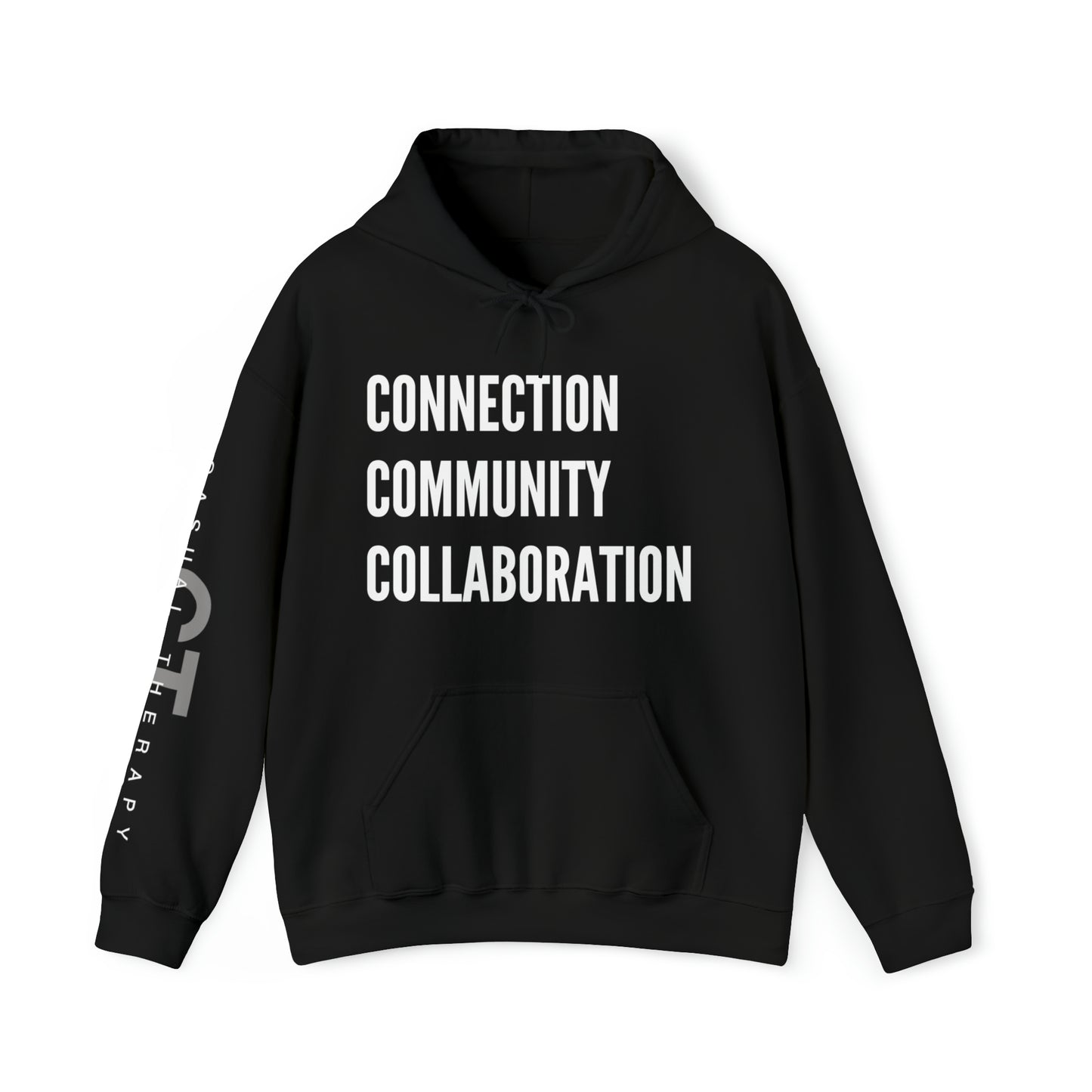 Connection Community Collaboration - Unisex Heavy Blend⢠Hooded Sweatshirt - Casual Therapy