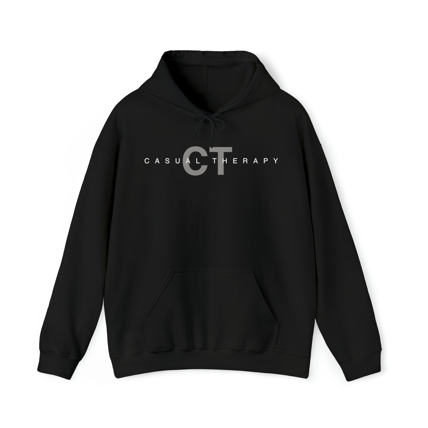 Casual Therapy Classic Logo - Unisex Heavy Blend⢠Hooded Sweatshirt - Casual Therapy