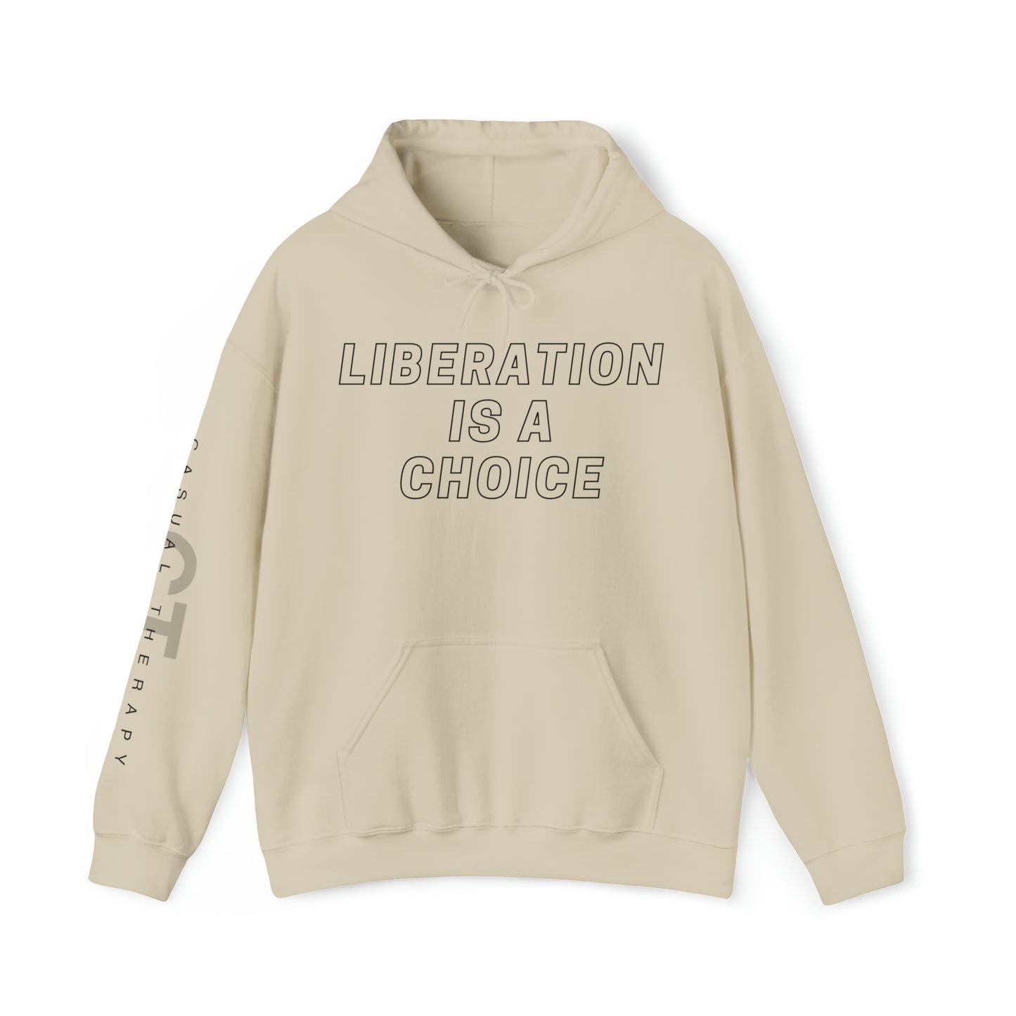 Liberation is a Choice - Unisex Heavy Blend⢠Hooded Sweatshirt - Casual Therapy