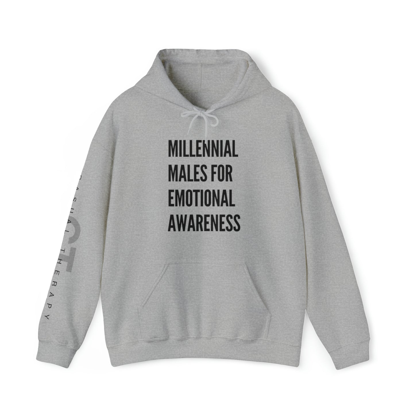 Millennial Males for Emotional Awareness - Unisex Heavy Blend⢠Hooded Sweatshirt - Casual Therapy
