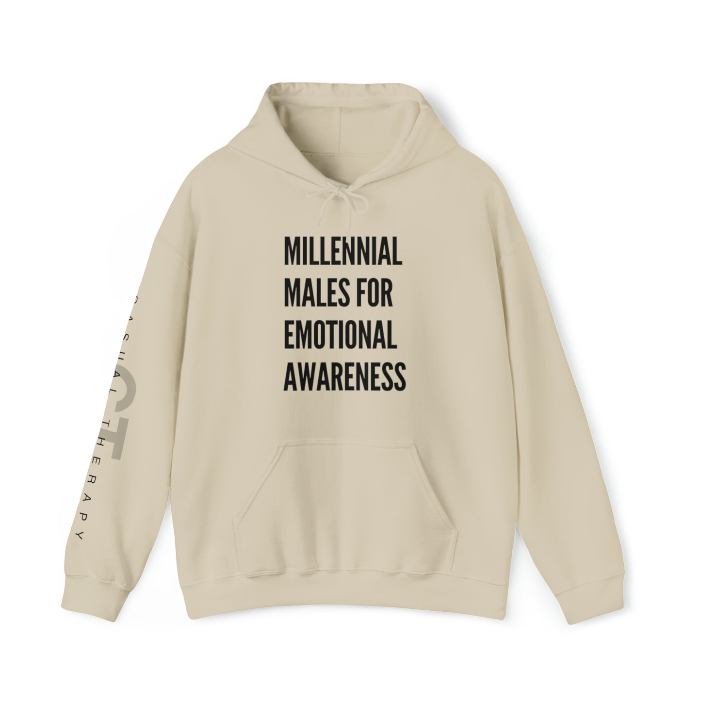 Millennial Males for Emotional Awareness - Unisex Heavy Blend⢠Hooded Sweatshirt - Casual Therapy