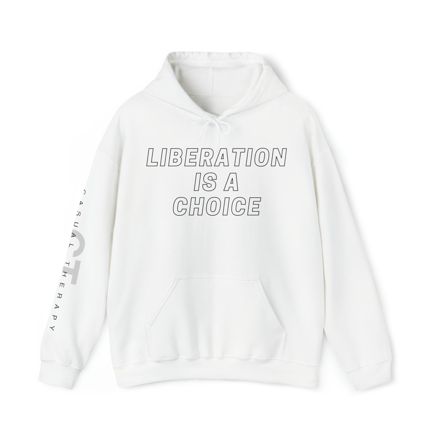 Liberation is a Choice - Unisex Heavy Blend⢠Hooded Sweatshirt - Casual Therapy