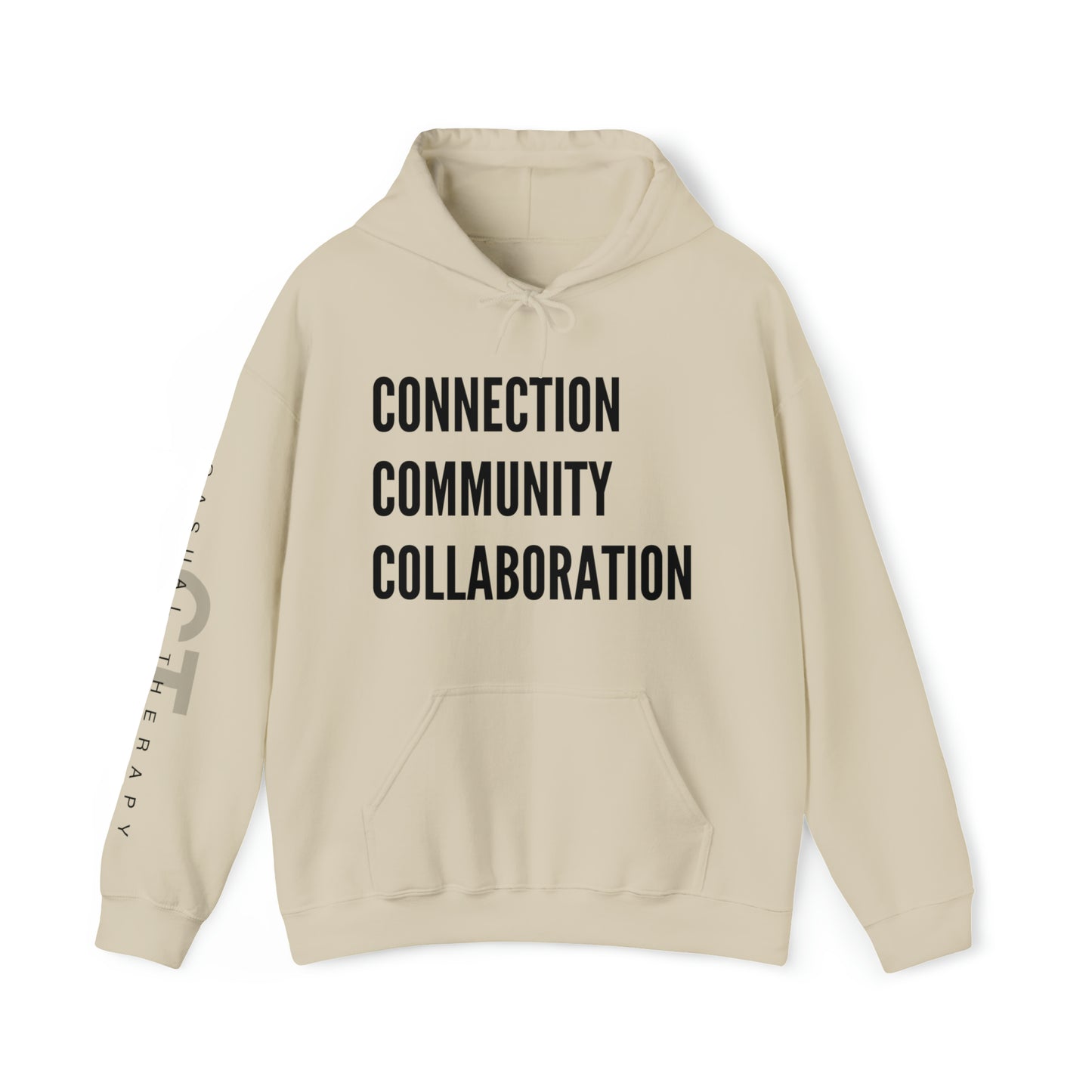 Connection Community Collaboration - Unisex Heavy Blend⢠Hooded Sweatshirt - Casual Therapy