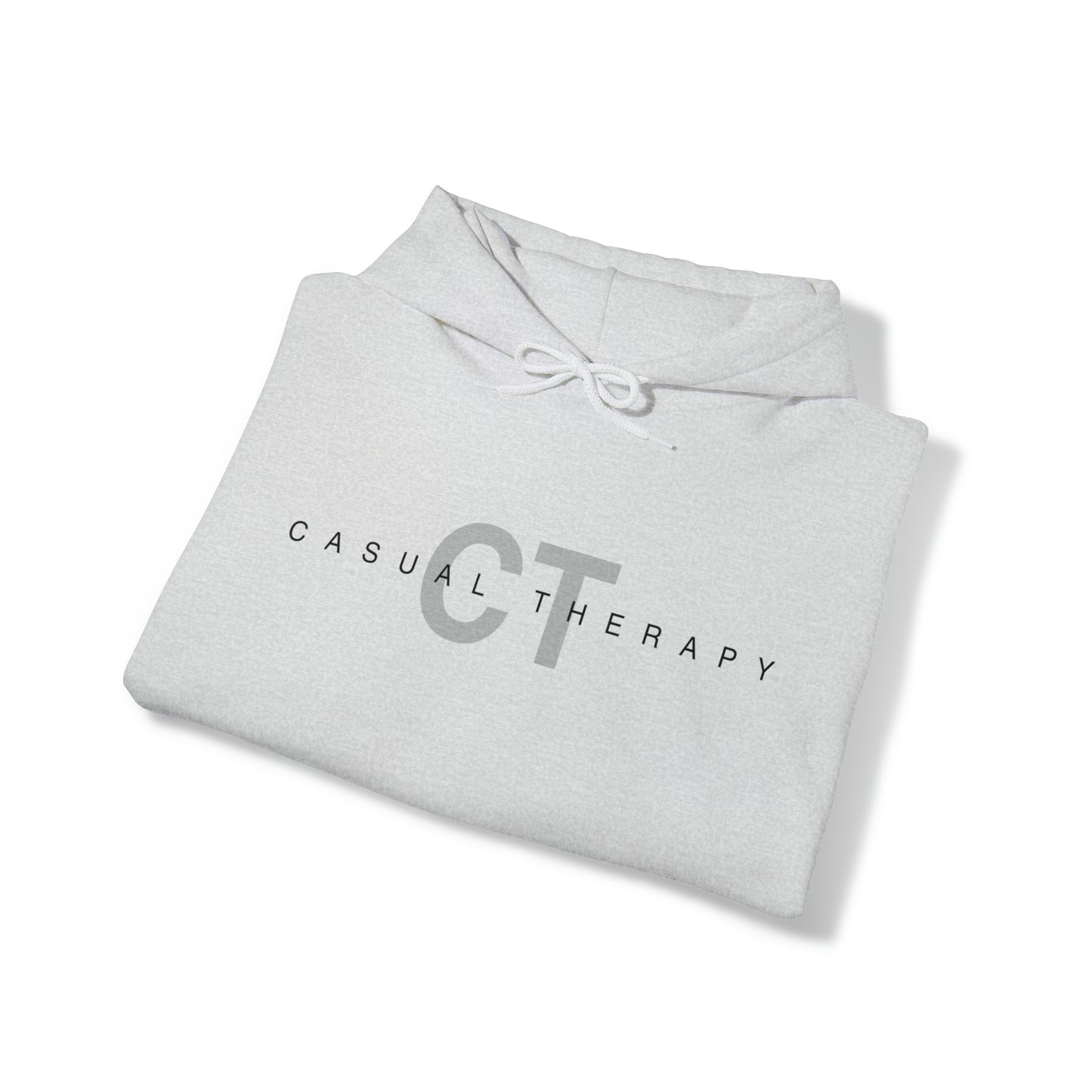 Casual Therapy Classic Logo - Unisex Heavy Blend⢠Hooded Sweatshirt - Casual Therapy