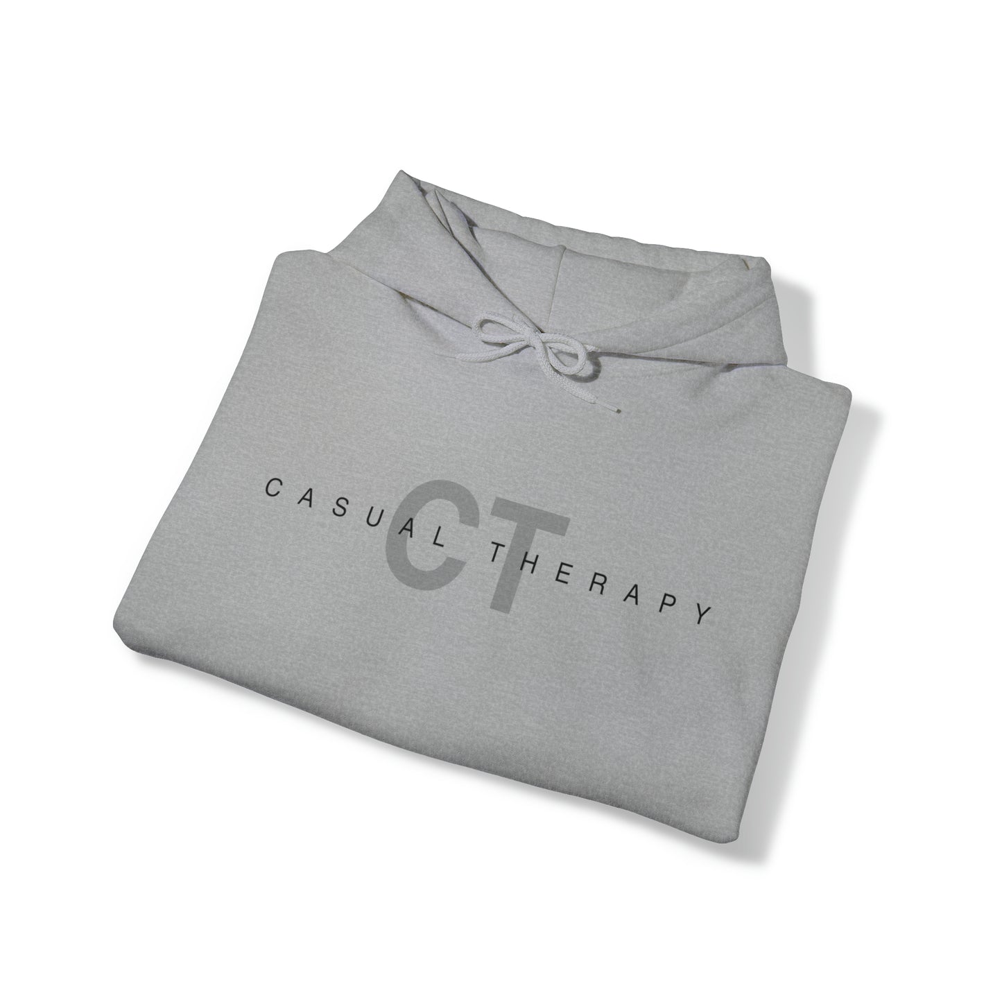 Casual Therapy Classic Logo - Unisex Heavy Blend⢠Hooded Sweatshirt - Casual Therapy