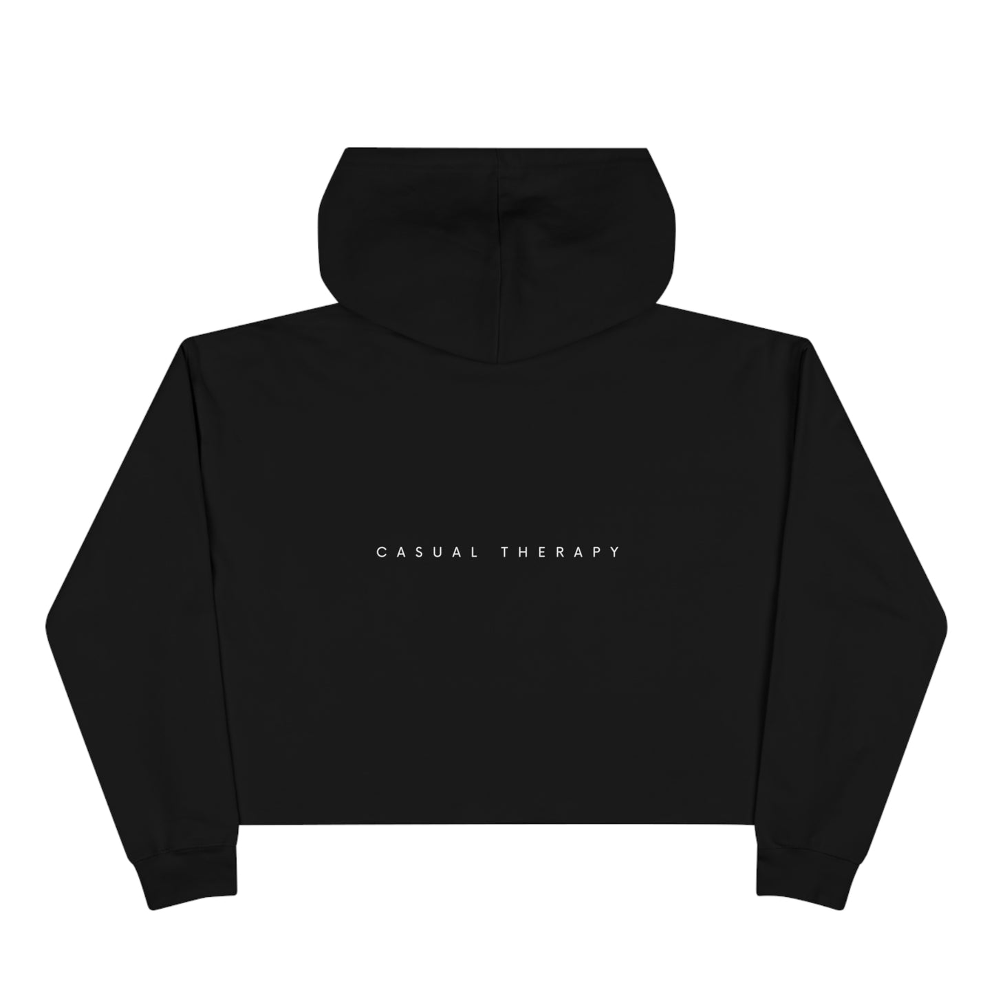 You Need Therapy Repeater - Crop Hoodie - Casual Therapy