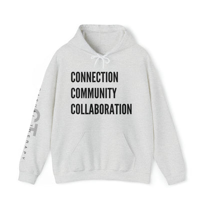 Connection Community Collaboration - Unisex Heavy Blend™ Hooded Sweatshirt - Casual Therapy