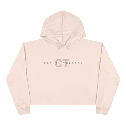 Casual Therapy Classic Logo - Crop Hoodie - Casual Therapy