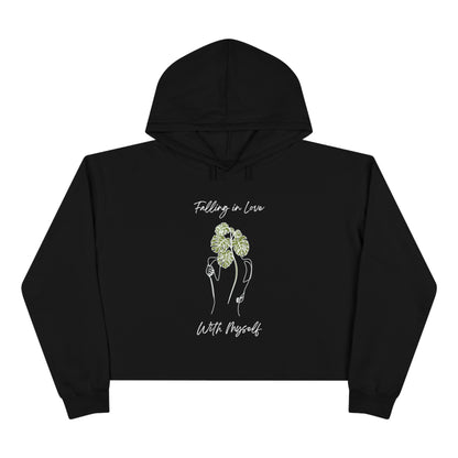 Falling In Love With Myself - Crop Hoodie - Casual Therapy