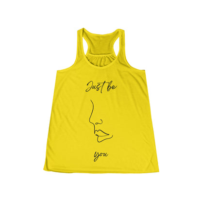 Just Be You - Flowy Racerback Tank - Casual Therapy