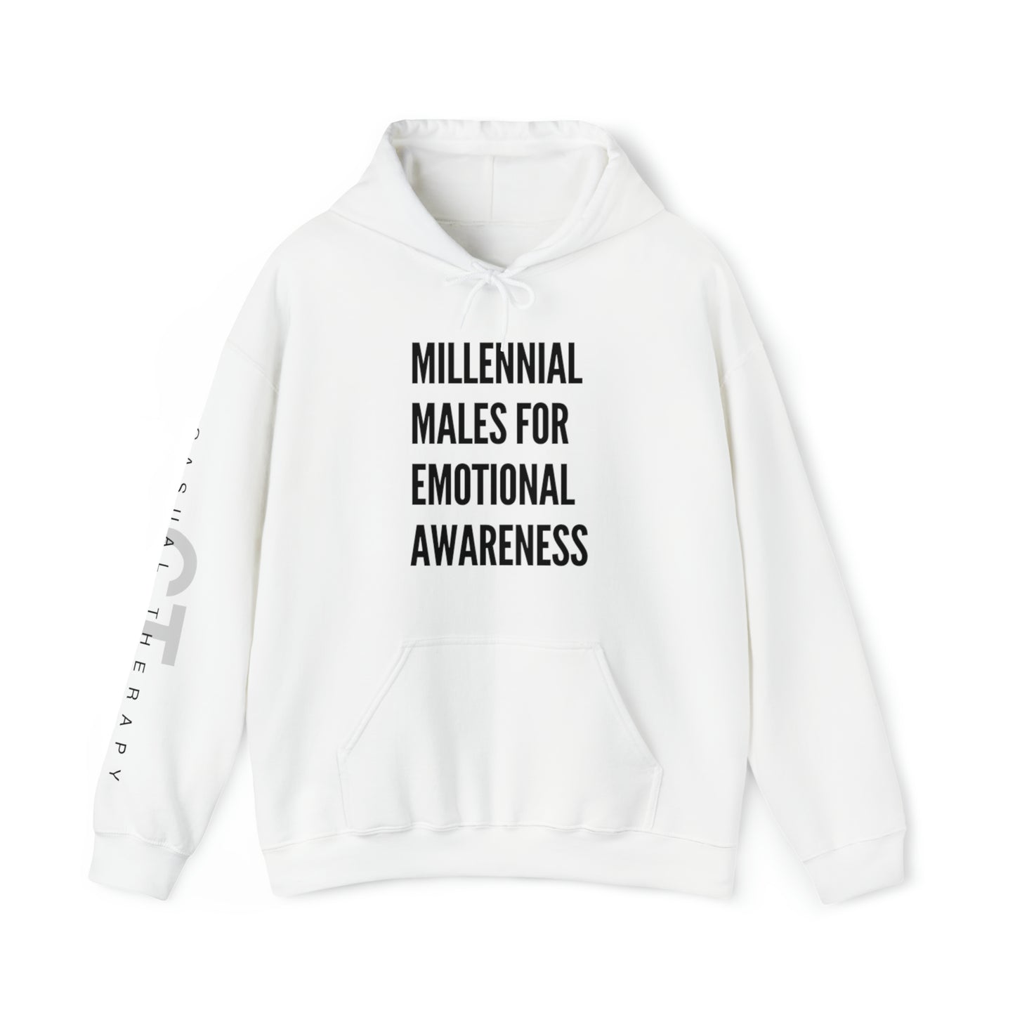 Millennial Males for Emotional Awareness - Unisex Heavy Blend™ Hooded Sweatshirt - Casual Therapy