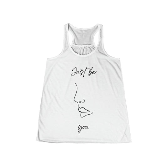 Just Be You - Flowy Racerback Tank - Casual Therapy