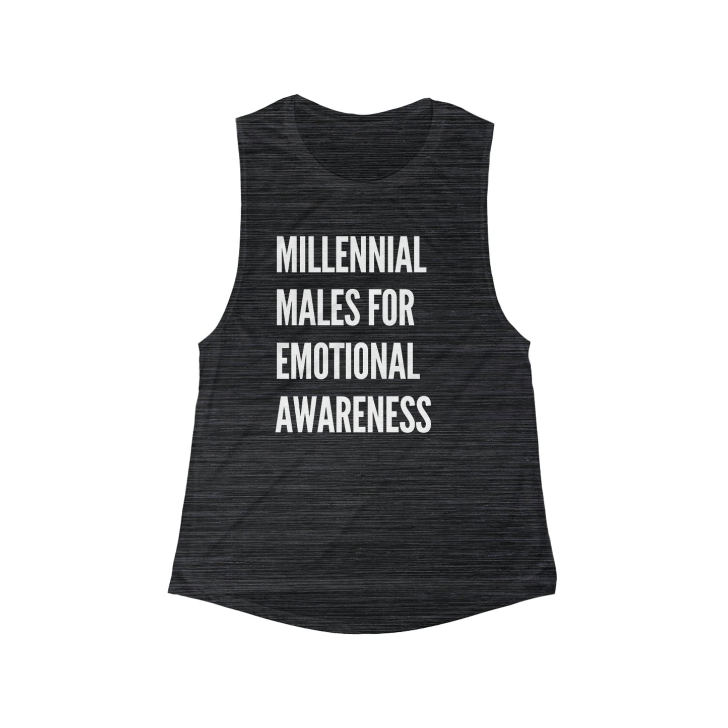 Millennial Males for Emotional Awareness - Flowy Scoop Muscle Tank - Casual Therapy