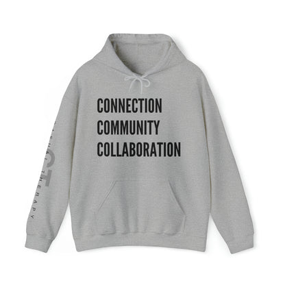 Connection Community Collaboration - Unisex Heavy Blend™ Hooded Sweatshirt - Casual Therapy