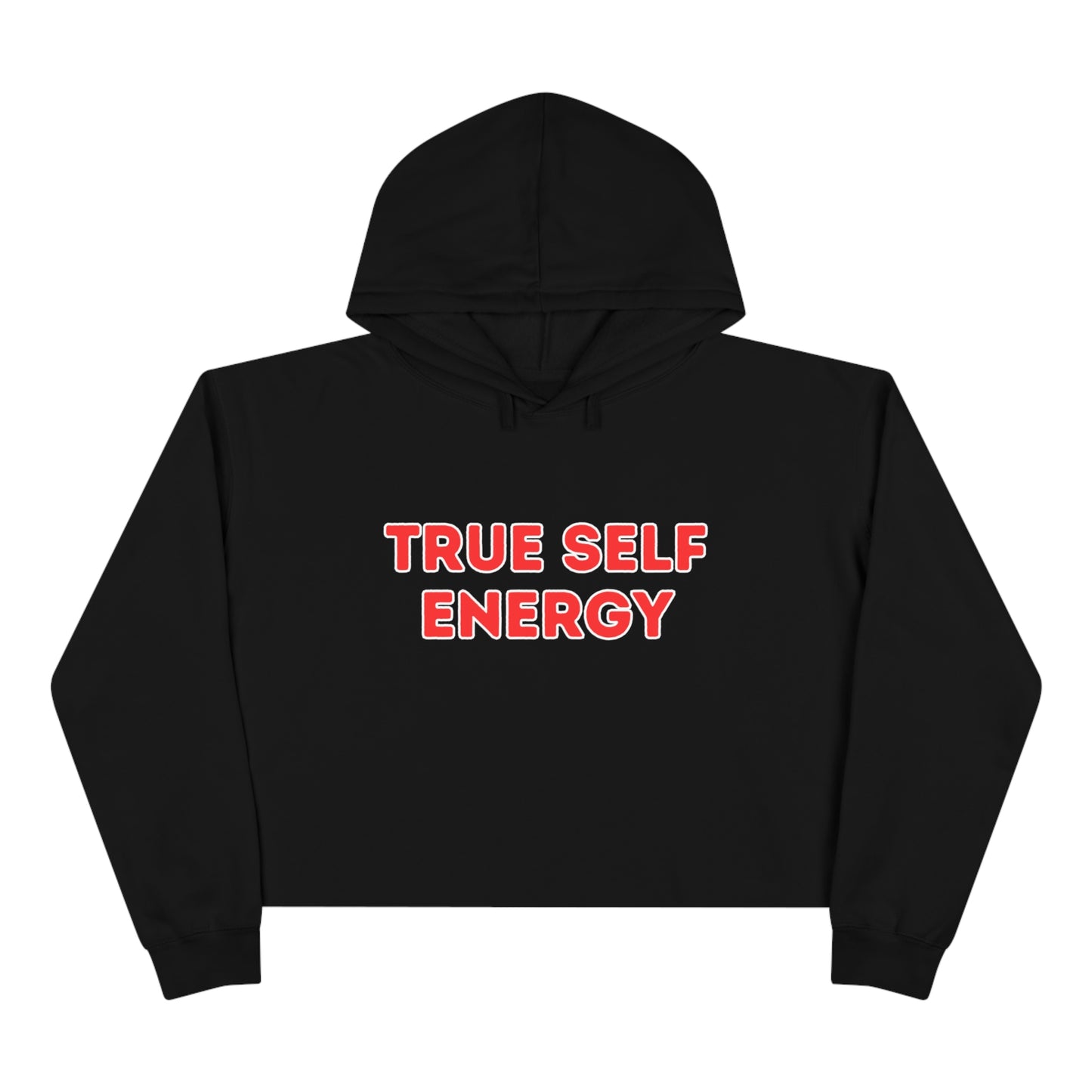 True Self Energy - Crop Hoodie - Casual Therapy