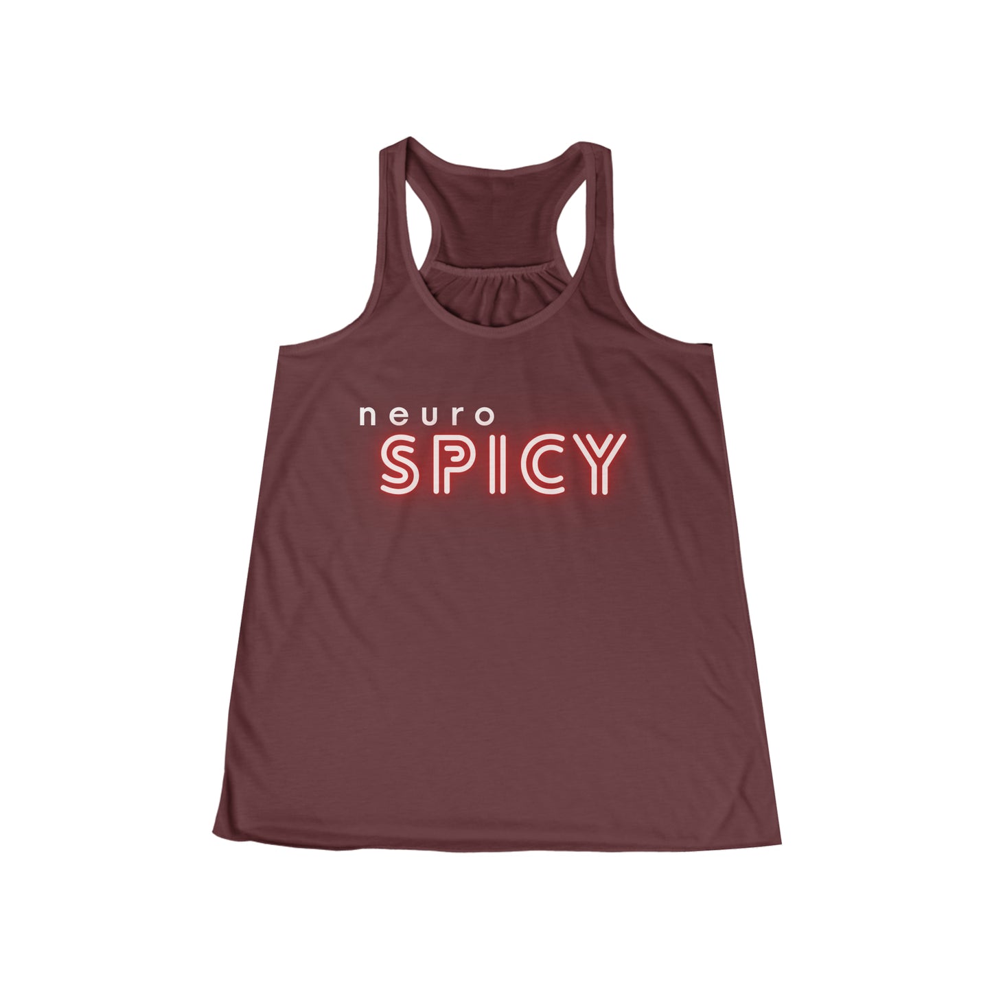 Neuro Spicy - Flowy Racerback Tank - Casual Therapy