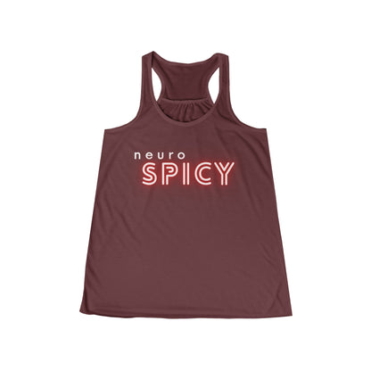 Neuro Spicy - Flowy Racerback Tank - Casual Therapy