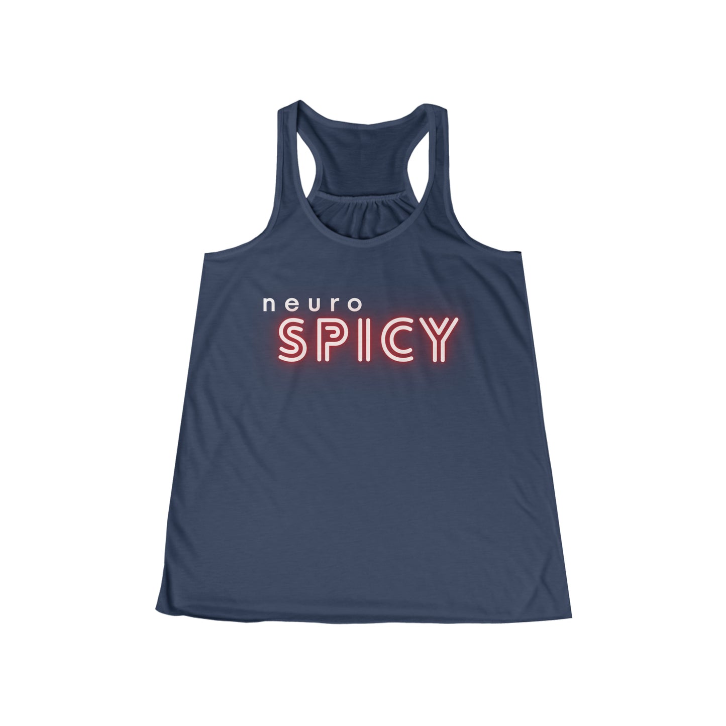 Neuro Spicy - Flowy Racerback Tank - Casual Therapy