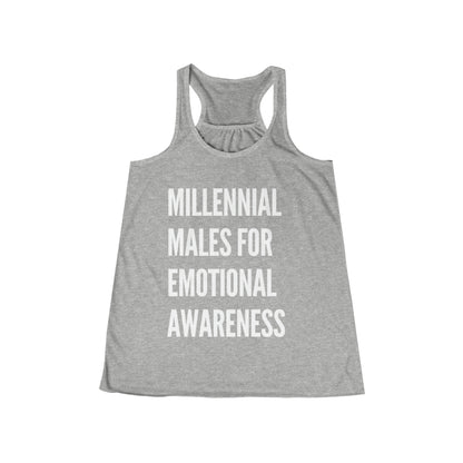 Millennial Males for Emotional Awareness - Flowy Racerback Tank - Casual Therapy