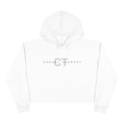 Casual Therapy Classic Logo - Crop Hoodie - Casual Therapy