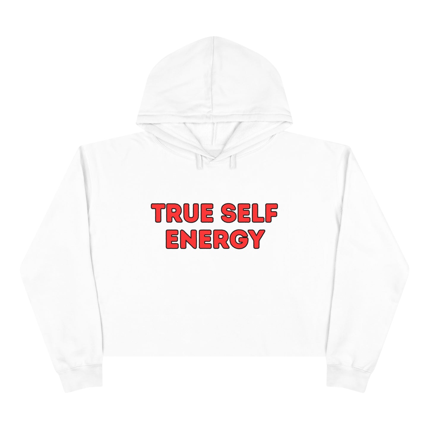 True Self Energy - Crop Hoodie - Casual Therapy