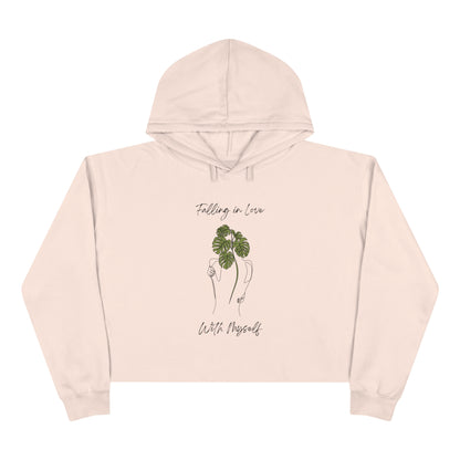 Falling In Love With Myself - Crop Hoodie - Casual Therapy