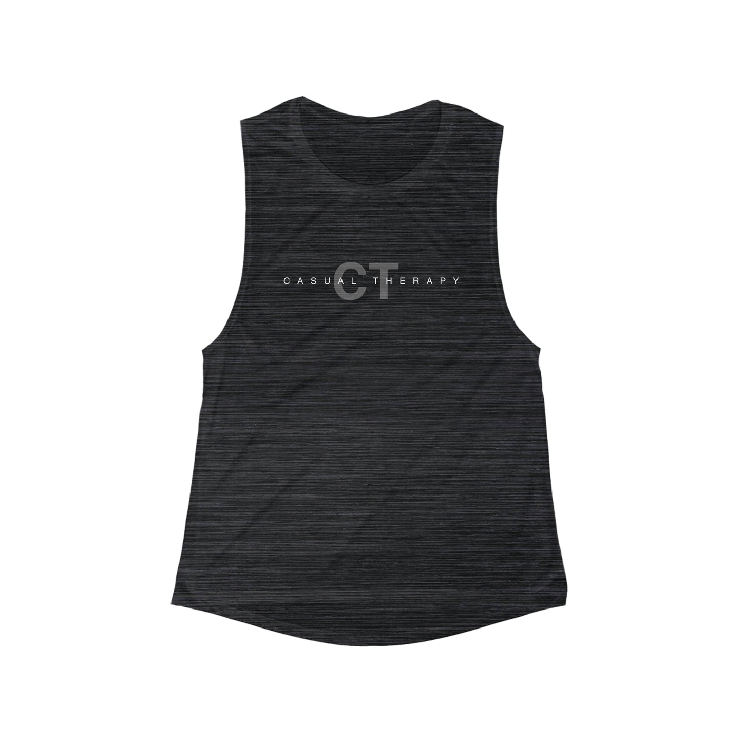 Casual Therapy Classic Logo - Flowy Scoop Muscle Tank - Casual Therapy