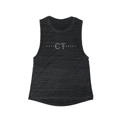 Casual Therapy Classic Logo - Flowy Scoop Muscle Tank - Casual Therapy