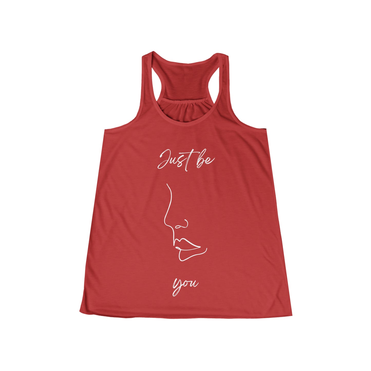 Just Be You - Flowy Racerback Tank - Casual Therapy