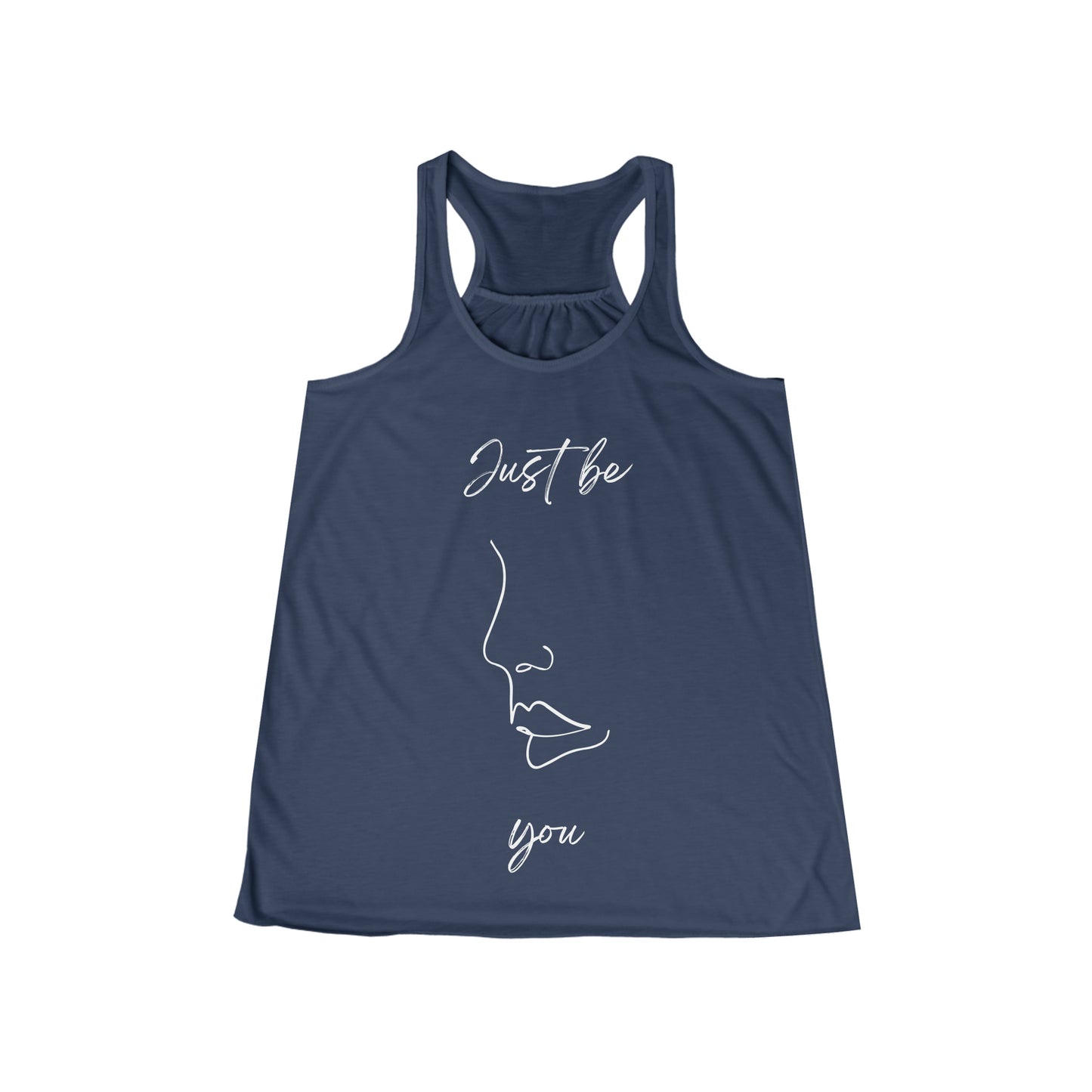 Just Be You - Flowy Racerback Tank - Casual Therapy