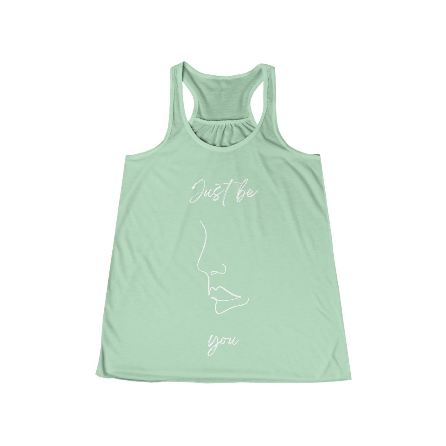 Just Be You - Flowy Racerback Tank - Casual Therapy