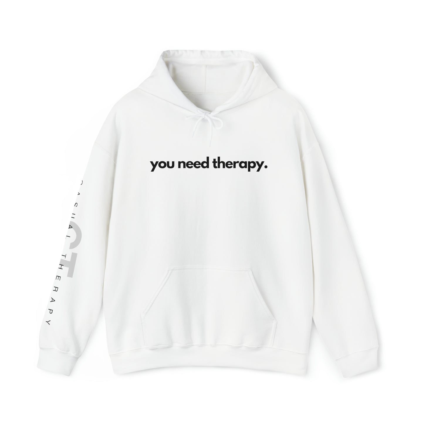 You Need Therapy - Unisex Heavy Blend™ Hooded Sweatshirt - Casual Therapy