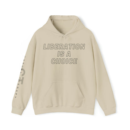 Liberation is a Choice - Unisex Heavy Blend™ Hooded Sweatshirt - Casual Therapy