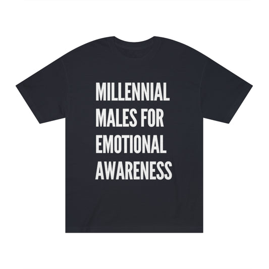 Millennial Males for Emotional Awareness - Unisex Classic Tee - Casual Therapy