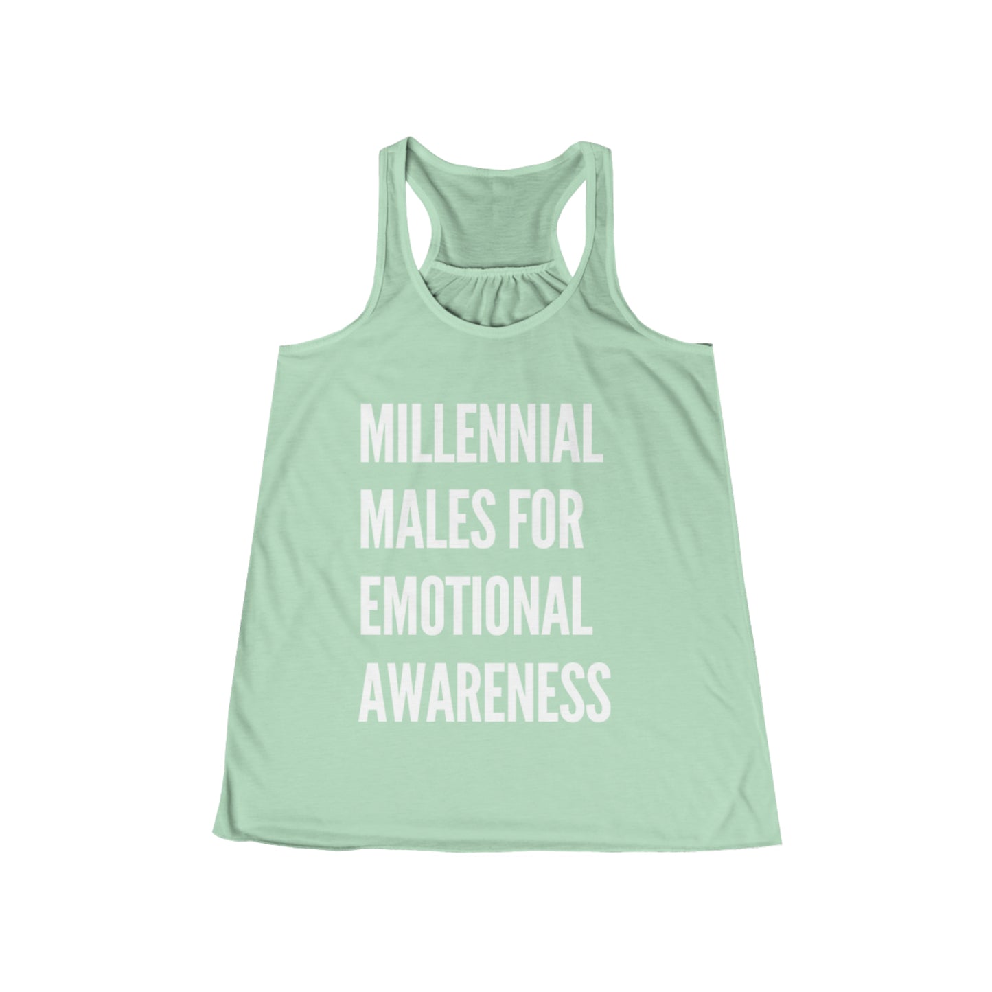 Millennial Males for Emotional Awareness - Flowy Racerback Tank - Casual Therapy