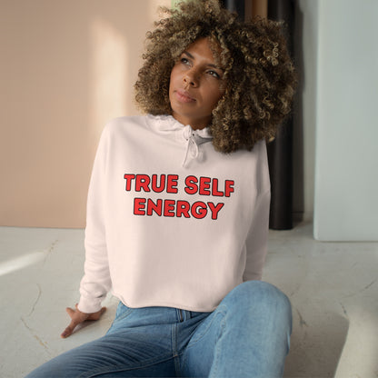 True Self Energy - Crop Hoodie - Casual Therapy