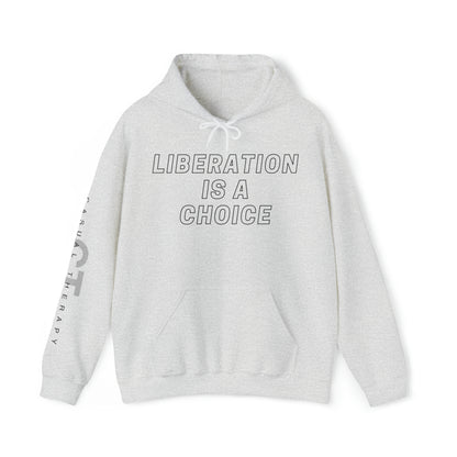 Liberation is a Choice - Unisex Heavy Blend™ Hooded Sweatshirt - Casual Therapy