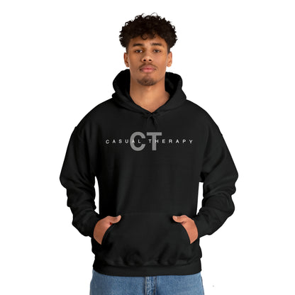 Casual Therapy Classic Logo - Unisex Heavy Blend™ Hooded Sweatshirt - Casual Therapy