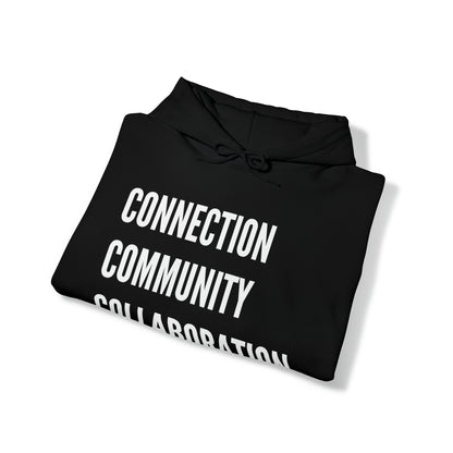 Connection Community Collaboration - Unisex Heavy Blend™ Hooded Sweatshirt - Casual Therapy