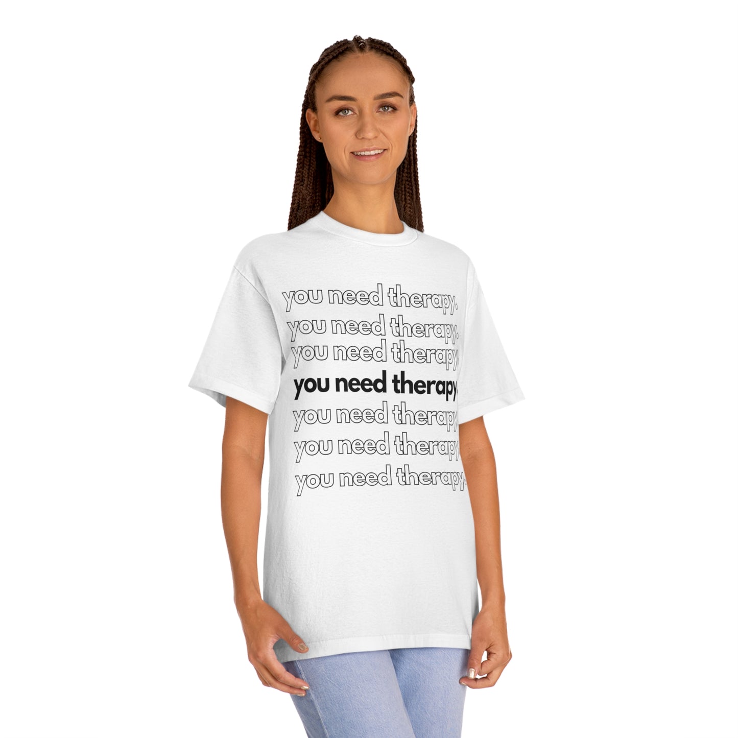 You Need Therapy Repeater - Unisex Classic Tee - Casual Therapy