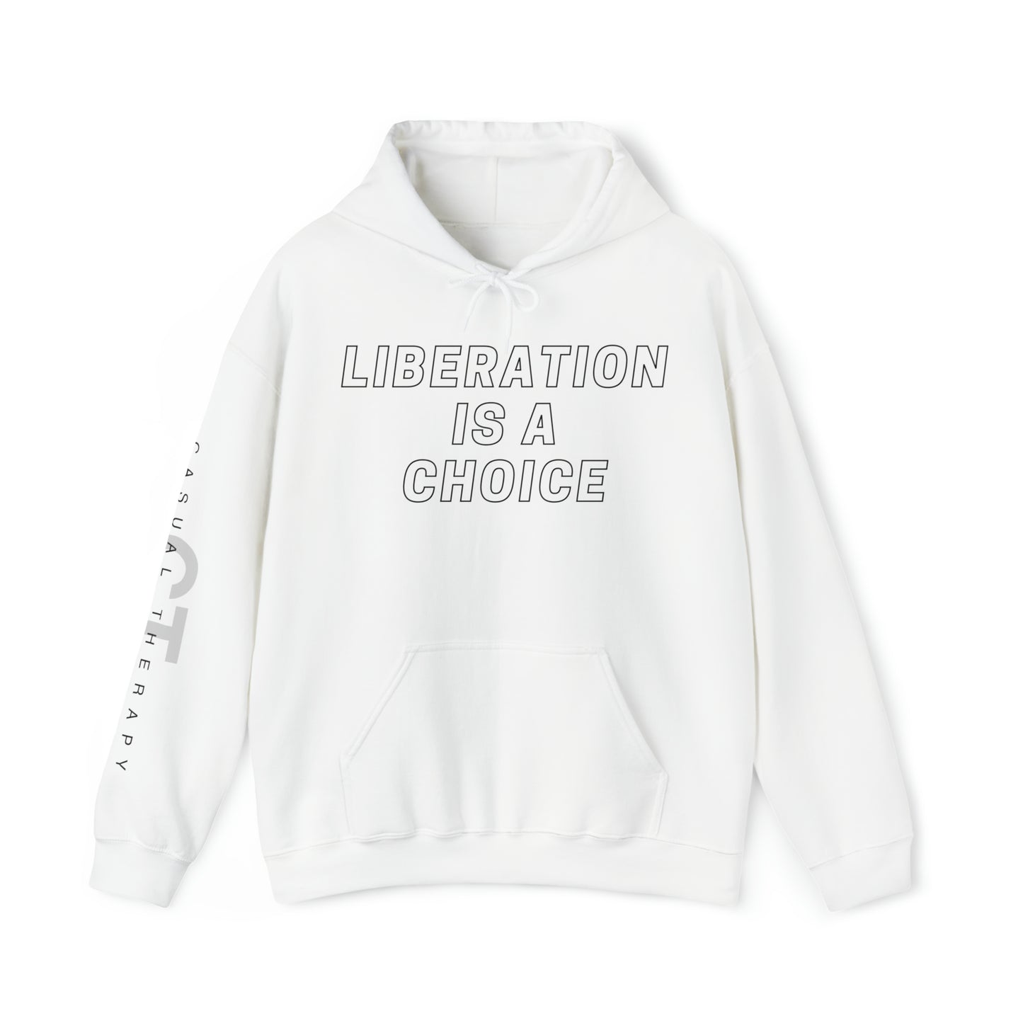 Liberation is a Choice - Unisex Heavy Blend™ Hooded Sweatshirt - Casual Therapy