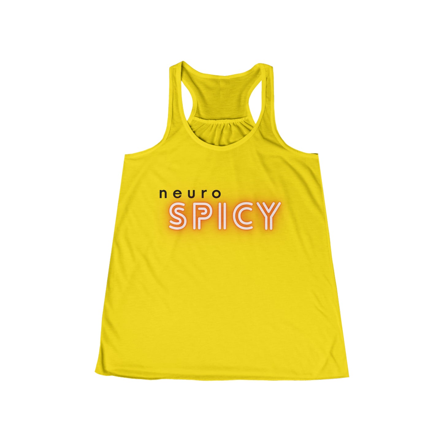 Neuro Spicy - Flowy Racerback Tank - Casual Therapy