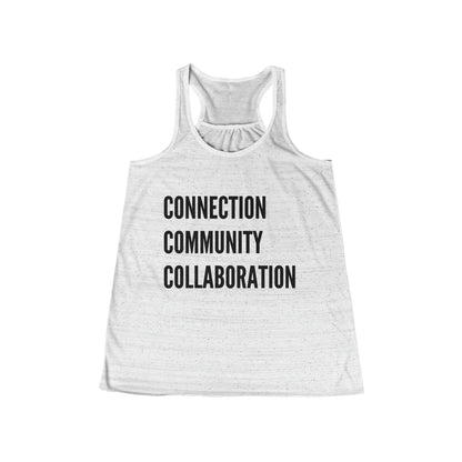 Connection Community Collaboration - Flowy Racerback Tank - Casual Therapy