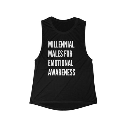 Millennial Males for Emotional Awareness - Flowy Scoop Muscle Tank - Casual Therapy