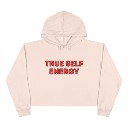 True Self Energy - Crop Hoodie - Casual Therapy